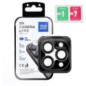 Szkło hartowane na aparat do iPhone 17 PRO / 17 PRO MAX Blue Star Easy Install czarne