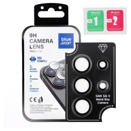 Szkło hartowane na aparat do Samsung S26 ULTRA Blue Star Easy Install czarne