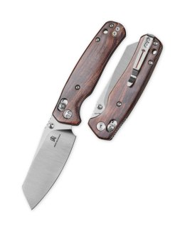 Nóż składany Bestechman Cicada's Wing Desert Ironwood, Satin 10Cr15MoV (BMK06-W-3)
