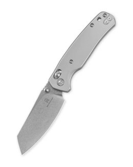 Nóż składany Bestechman Cicada's Wing Grey Slab Side Stainless Steel, Stonewashed 10Cr15MoV (BMK06-S-7)