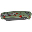 Nóż składany Bestechman Cicada's Wing Zombie Exclusive Green Aluminium, Gray PVD / Stonewashed 14C28N (BMK06-C-10)