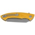 Nóż składany Kubey Anteater Yellow G10, Dark Oxide Beadblasted 14C28N (KU212K)