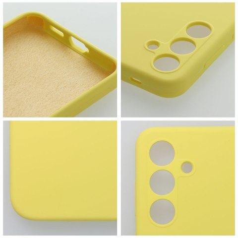 Etui na Xiaomi Redmi Note 15 PRO 4G Silicone 2mm (camera protection) zółte