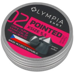 Śrut JSB Olympia Shot Pointed XSize 5.50 mm, 1.030 g, 250 szt. (500238-250)