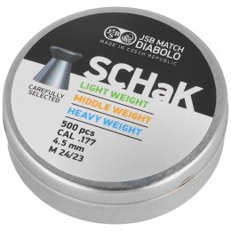 Śrut JSB SCHaK Light Weight 4.50 mm, 0.500 g, 500 szt. (001055-500)