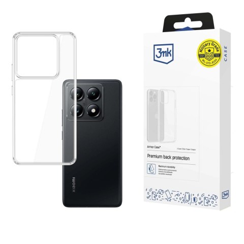 Etui 3mk Armor Case na Xiaomi 14T Pro - przezroczyste