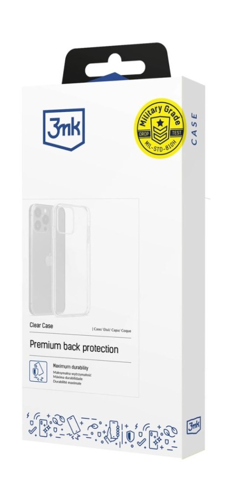 Etui 3mk Clear Case na Motorola Edge 50 Pro - przezroczyste