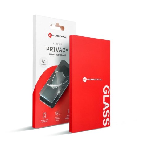 Szkło hartowane do iPhone 16 Forcell Privacy Glass czarne