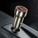 Ładowarka samochodowa Hoco USB A + USB C QC3.0 PD 20W Z46A szary