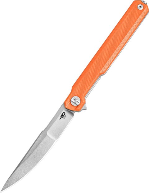 Nóż składany Bestech Duoz Orange G10, Stonewashed 14C28N by Ostap Hel (BG65B)