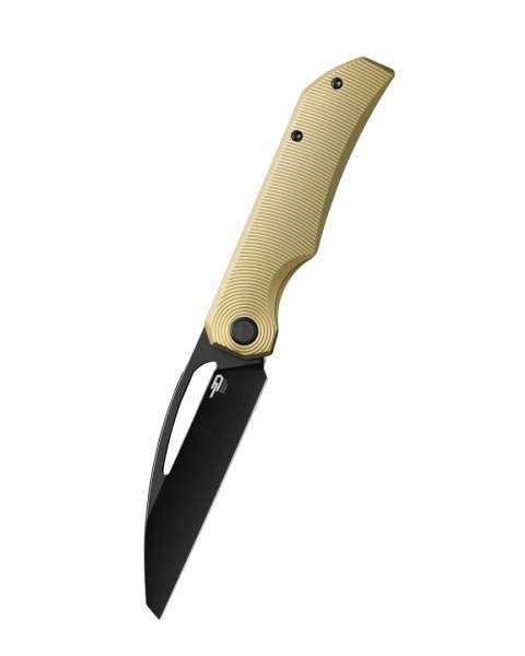 Nóż składany Bestech Taipan Bronze Titanium, Black PVD MagnaCut by James Lowe (BT2503B)