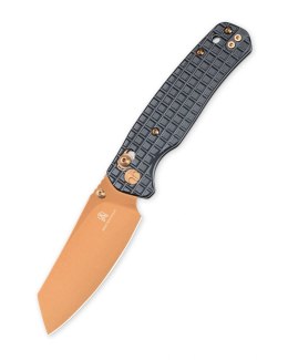 Nóż składany Bestechman Cicada's Wing Black Frag Stainless Steel, Bronze PVD 10Cr15MoV (BMK06-S-3)