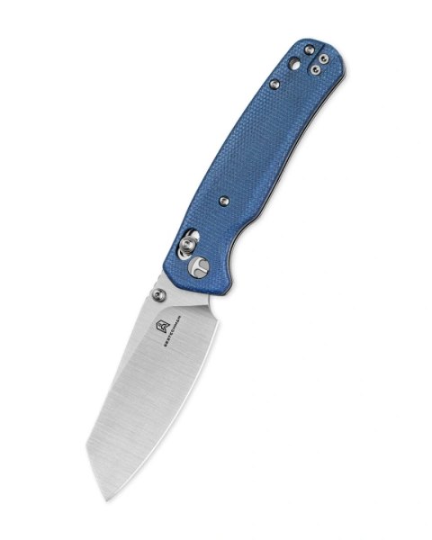 Nóż składany Bestechman Cicada's Wing Blue Micarta, Satin 10Cr15MoV (BMK06-M-1)