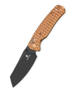 Nóż składany Bestechman Cicada's Wing Bronze Frag Stainless Steel, Black PVD 10Cr15MoV (BMK06-S-4)