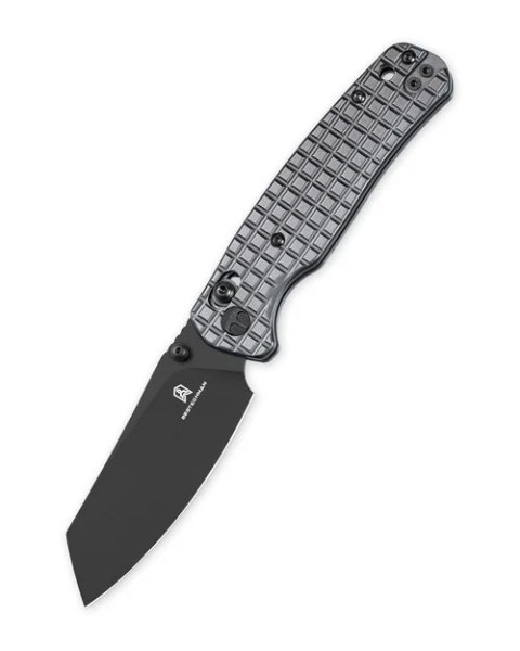 Nóż składany Bestechman Cicada's Wing Grey Frag Stainless Steel, Black PVD 10Cr15MoV (BMK06-S-2)