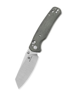 Nóż składany Bestechman Cicada's Wing Grey Micarta, Satin 10Cr15MoV (BMK06-M-3)