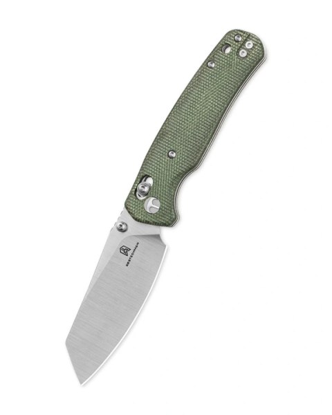Nóż składany Bestechman Cicada's Wing OD Green Micarta, Satin 10Cr15MoV (BMK06-M-2)
