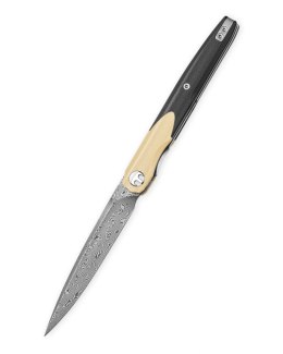 Nóż składany Bestechman Lanza Khaki-Black G10, Damascus by Grzegorz Grabarski (BMK14-D-2)