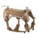 Szelki dla psa TACTICAL rozmiar XL brązowe