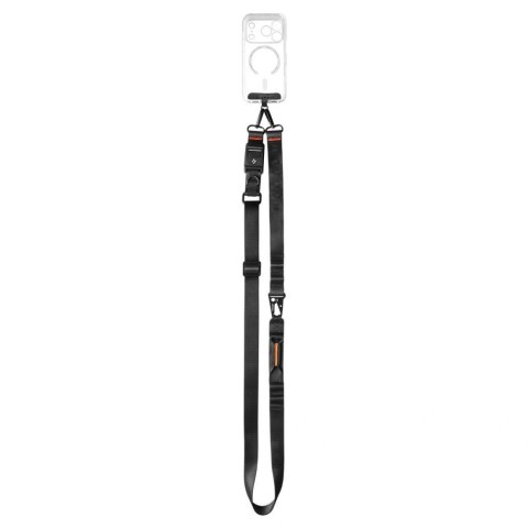 Smycz do telefonu Spigen DA30M Stap Crossbody - czarna