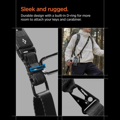Smycz do telefonu Spigen DA30M Stap Crossbody - czarna