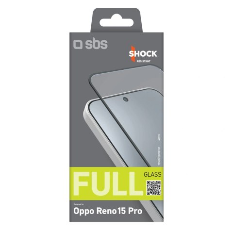Szkło hartowane SBS Full Cover na Oppo Reno 15 Pro