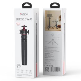 Yesido SF26 Tripod z Uchwytem na Kamerę i Lampę Doświetlającą
