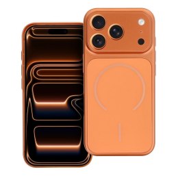 Etui na iPhone 14 PRO Make 17 zgodne z MagSafe pomarańczowe