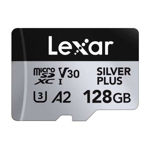 Zestaw 2 kart pamięci Lexar High-Performance Silver Plus microSDXC 2x128GB + adapter