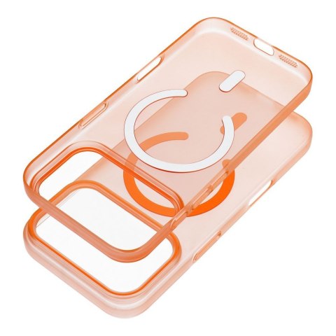 Etui na iPhone 16e (SE4 2025) / 17e Go Orange zgodne z MagSafe pomarańczowe