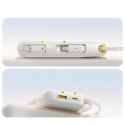 Powerbank Baseus EnerFill FC31 20000mAh 45W z wyświetlaczem cyfrowym z 2 wbudowanymi kablami USB-C - biały