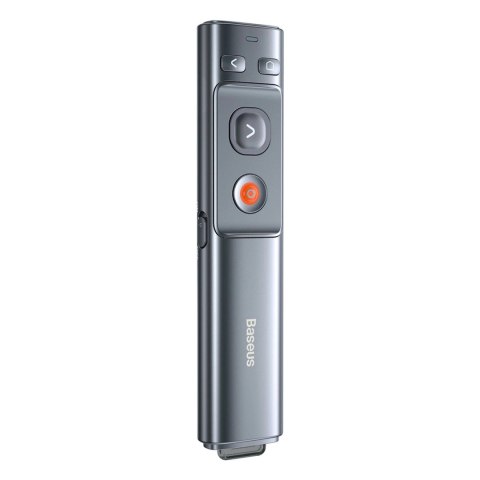 Wskaźnik laserowy Baseus Orange Dot bezprzewodowy do prezentacji - szary (bez baterii)