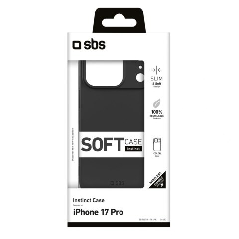 Etui SBS Instinct na iPhone 17 Pro - czarne
