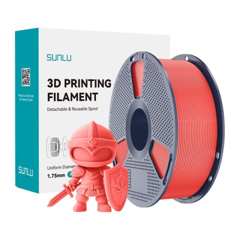 Filament SUNLU PLA+ 1.75mm 1kg (wiśniowy)