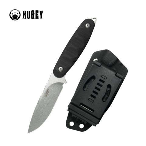 Nóż Kubey Civet Black G10, Beadblasted 14C28N by Maksim Epifantsev (KU425A)