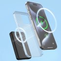 Powerbank magnetyczny Dudao K14S 20W 5000mAh 1x USB-A 1x USB-C - czarny