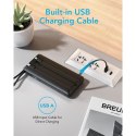 Powerbank Veger C10 (W1116) 10000 mAh z wbudowanymi kablami Micro USB / Typ C / Lightning czarny