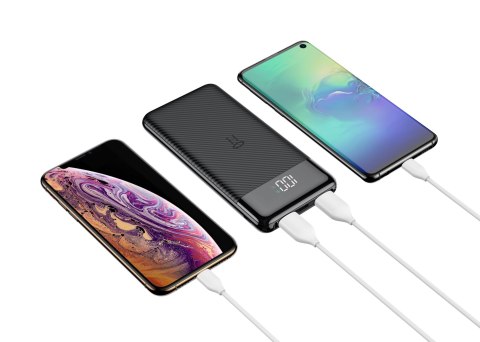 Powerbank Veger L11 (W1087) 10000 mAh czarny