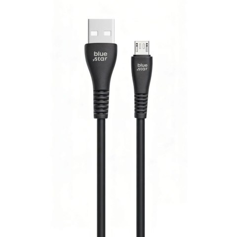 Kabel USB A do Micro USB Blue Star 2A 12W 1 m PJ-DG3-A czarny