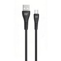 Kabel USB A do USB C Blue Star 2A 12W 1 m PJ-DG4-A czarny