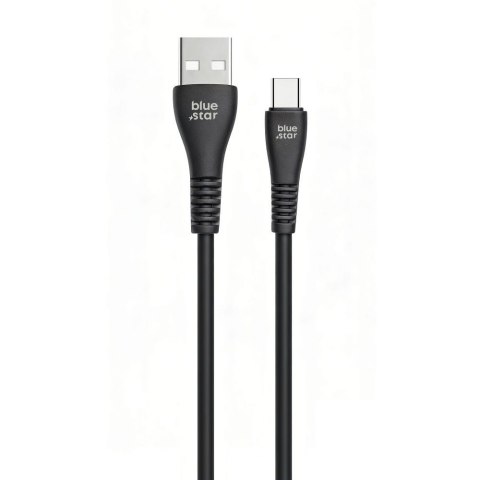 Kabel USB A do USB C Blue Star 2A 12W 1 m PJ-DG4-A czarny