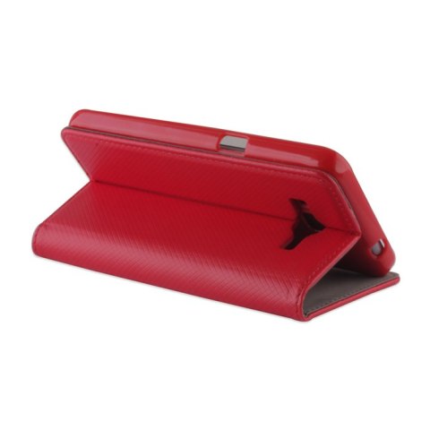 Etui Smart Magnet do Oppo A6 Pro 5G czerwone