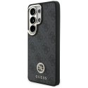 Guess nakładka 4G Big Rhinestone Triangle Strap MagSafe do Samsung Galaxy S26 Ultra czarna