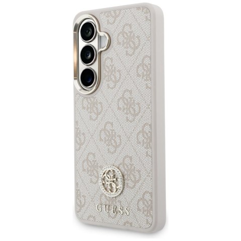 Guess nakładka 4G Big Rhinestone Triangle Strap MagSafe do Samsung Galaxy S26 różowa