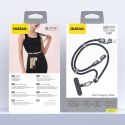 Kabel Dudao L20Max 65W 4w1 ze smyczą USB-C do USB-C z adapterami Lightning i USB-A - niebieski