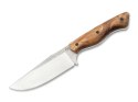 Boker Plus Overnighter Nóż Stały D2 Drewno Burl Skóra