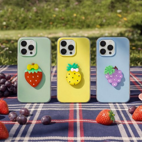 Nakładka Fruit 2in1 do iPhone 15 Pro 6,1" żółta