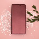 Etui Smart Magnetic do Motorola Moto G67 5G / G77 5G burgundowe