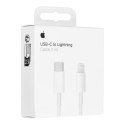 Oryginalny Kabel USB C do Lightning Apple MUQ93ZM/A A2561 1m blister biały