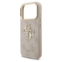 GUESS futerał do IPHONE 17 Pro GUHCP17L4GMGCPI (PU W/ Big 4G Classic Logo) złoto różowy